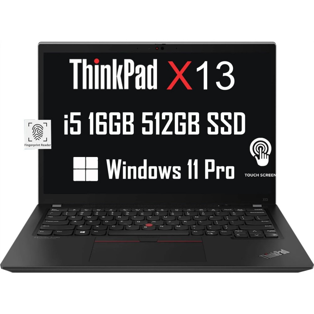 lenovox13_1 Lenovo ThinkPad X13 | Intel Core i7 | 10th Gen | 16GB RAM | 512GB SSD | 6 Months Warranty | (Refurbished)